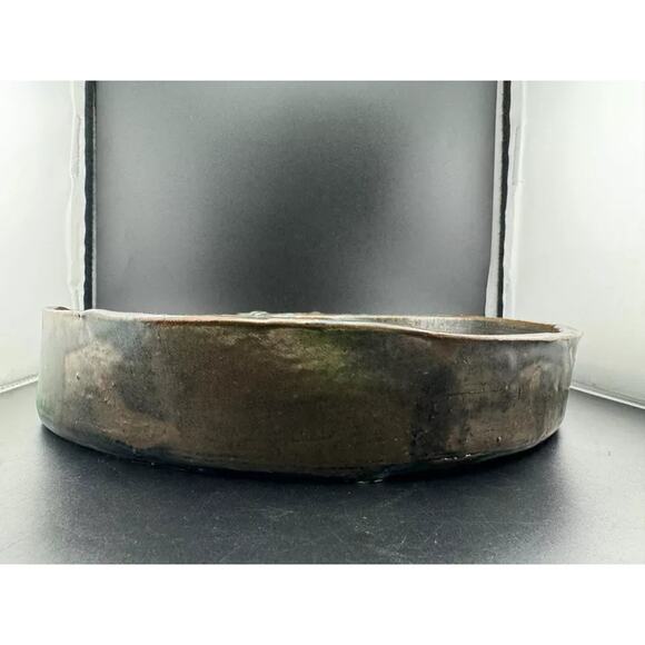 Handmade Pottery, Blue Apple Bowl or Serving Dish - Picture 3 of 8